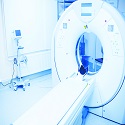 CT scanner in a hospital room